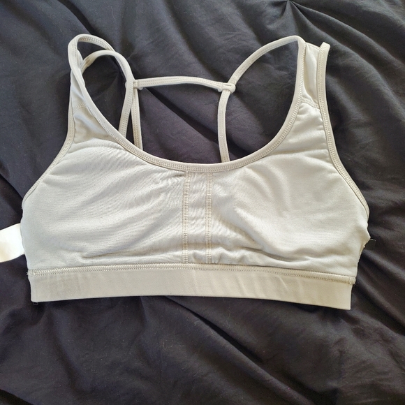 P'tula Gray Strappy Sports Bra Size Small - Picture 6 of 8